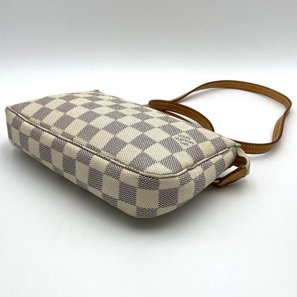 itofc9pqfp60 8 Louis Vuitton Pochette Accessory Pouch Damier Azur Shoulder Bag Crossbody