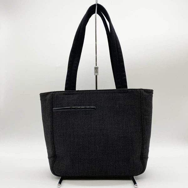 itoqmfm5e6ec 1 Prada Sports Canvas Mini Tote Handbag Gray Dark Gray