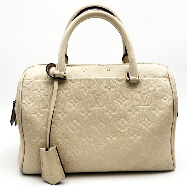 itosr9oz9rnu 1 Louis Vuitton Speedy Mini Boston Bag Monogram Empreinte Leather Ivory