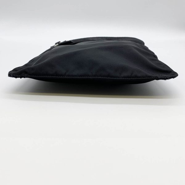 itota7y34pg6 5 Prada Gussetless Nylon Shoulder Bag Black