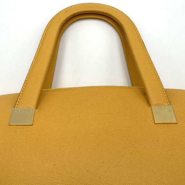 itpie88bex6w 5 Celine 2WAY Shoulder Bag Leather Yellow