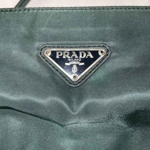 itpqrgofzqgo 6 Prada Nylon Mini Tote Handbag Green