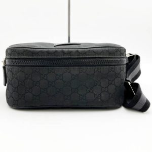 itptvcy61lgt 1 Gucci Guccisima Nylon Two Way Tote Black