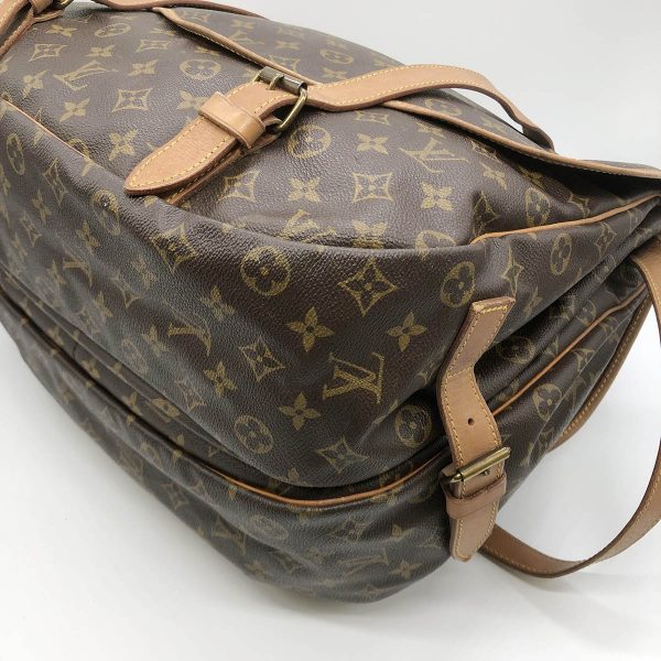 itq2pr0gao9s 5 Louis Vuitton Saumur 35 Monogram Shoulder Bag Brown