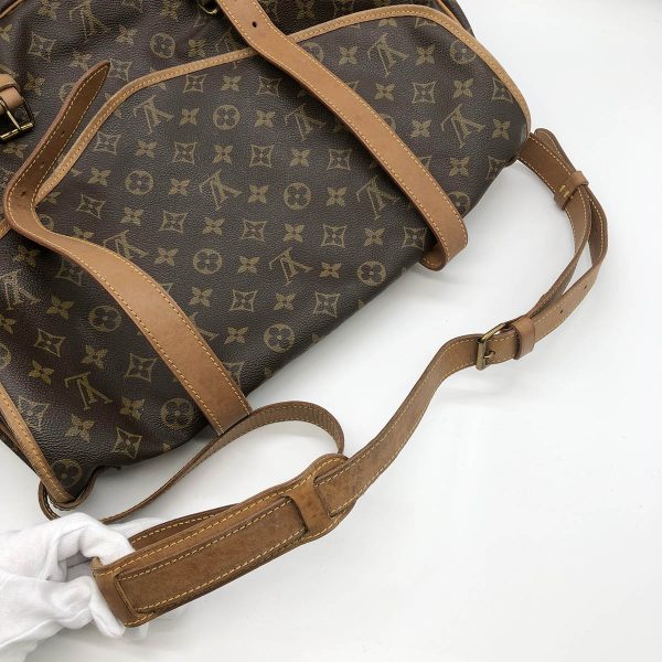 itq2pr0gao9s 7 Louis Vuitton Saumur 35 Monogram Shoulder Bag Brown