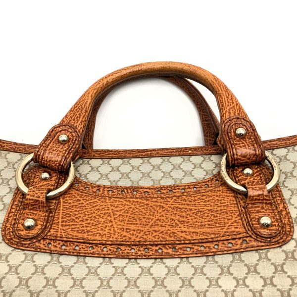 itq315y37zzk 5 Celine Canvas Leather Boogie Bag Beige Camel