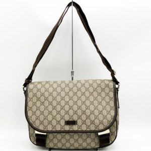 itq797w064e5 1 Gucci Gg Pattern Sherry Jacquard Shoulder Bag Black