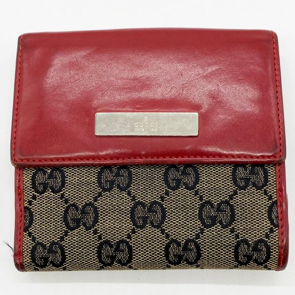 itqri9a3k6c8 1 Gucci Bifold Wallet GG Canvas Red Black