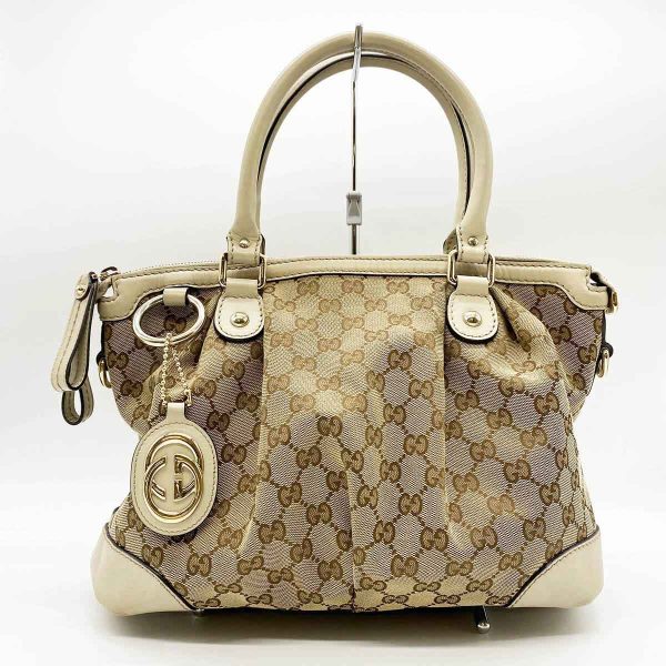 itqun9yhn7r4 1 Gucci Sookie Tote Bag GG Canvas Beige