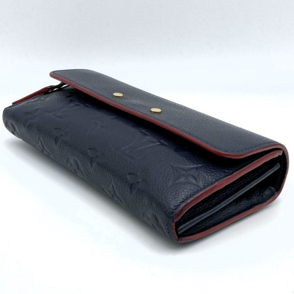 itsgd63h412i 3 Louis Vuitton Portefeuille Pont Neuf Long Wallet Monogram Empreinte Navy