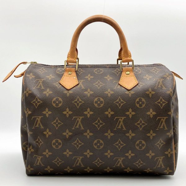 itsqi9x4jjpy 1 Louis Vuitton Speedy 30 Monogram Boston Bag Brown