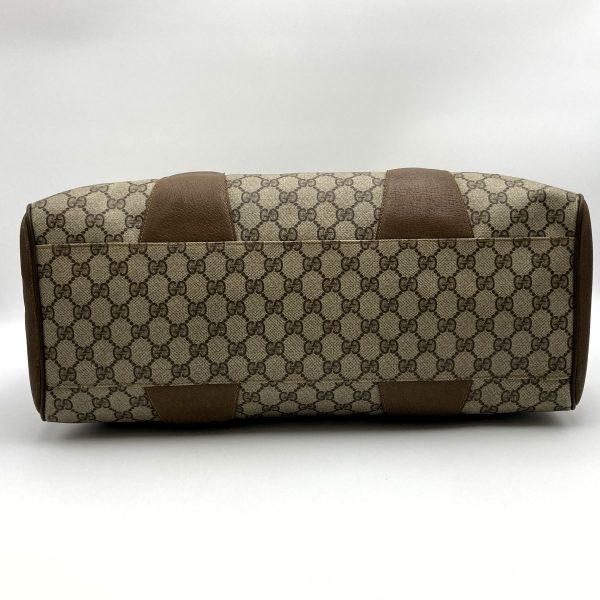 ittf86mwp7ci 5 Gucci Old Gucci Boston Bag GG Supreme Sherry Line Brown