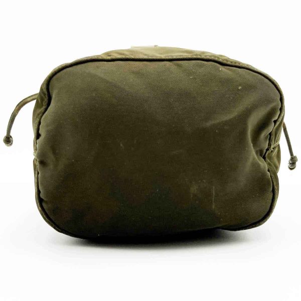 ittttb0nd5ls 5 Prada Nylon Drawstring Cosmetic Pouch Khaki Green