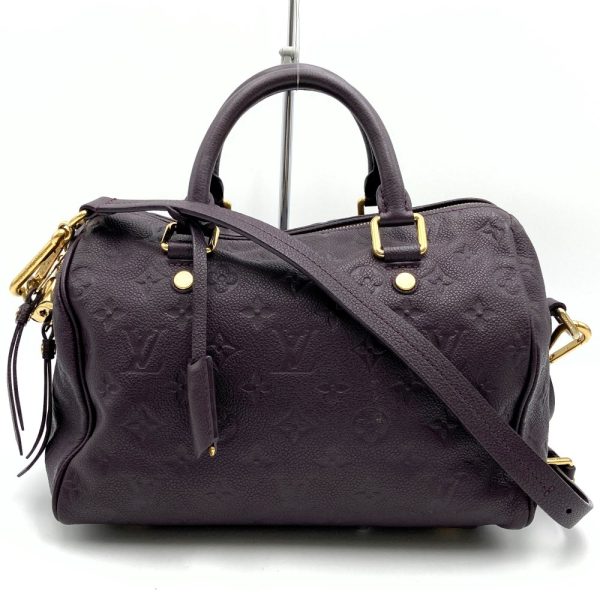 ituagkjgd09s 3 Louis Vuitton Speedy Bandouliere 25 Handbag Shoulder Bag Monogram Empreinte Purple