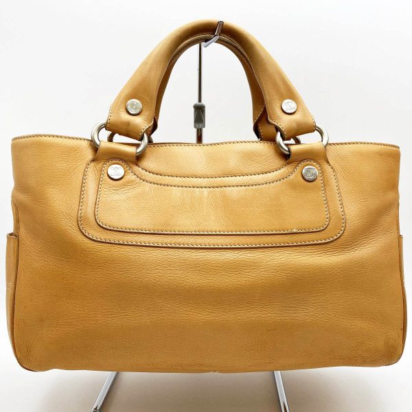 itudq6nwe6fl 1 Celine Boogie Bag Handbag Tote Bag Beige Camel Leather