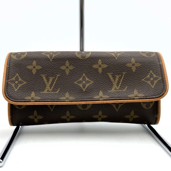 itul839d8a9k 1 Louis Vuitton Pochette Twin PM Clutch Bag Brown Monogram