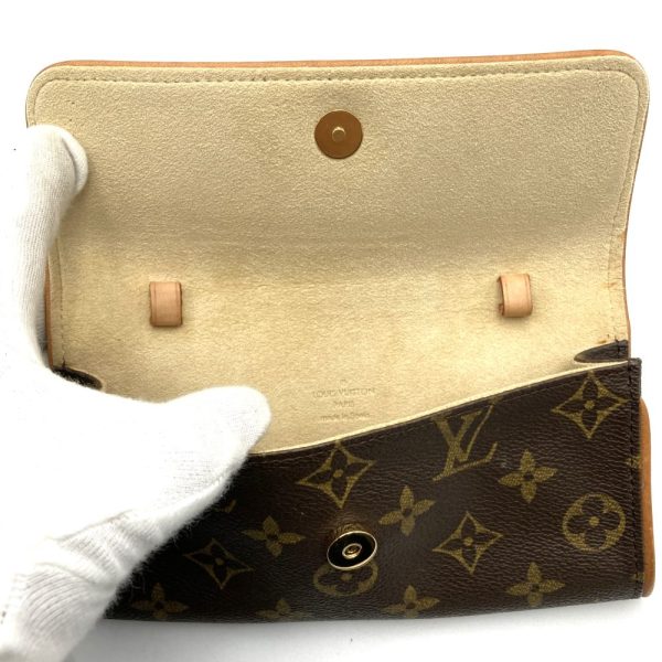 itul839d8a9k 5 Louis Vuitton Pochette Twin PM Clutch Bag Brown Monogram