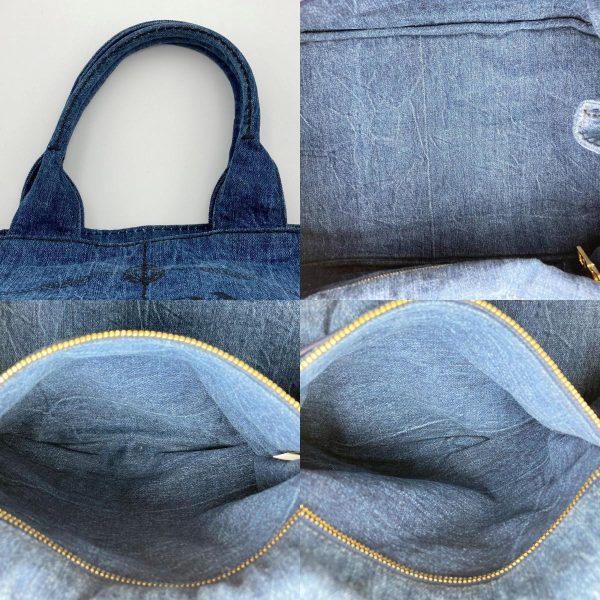 ituovxvp0rpk 8 c Prada Denim Canapa Tote Bag Blue