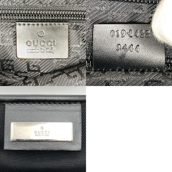 itupadxwmwo0 12 c Gucci Shoulder Bag One Shoulder Black Nylon Leather Black