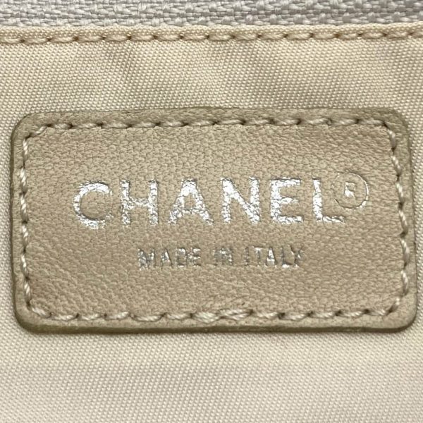 iturykj32k6s 6 Chanel New Travel Line Nylon Rucksack Daypack Beige