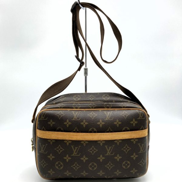 ituvnt3kat54 1 Louis Vuitton Reporter PM Shoulder Bag Crossbody Monogram Brown