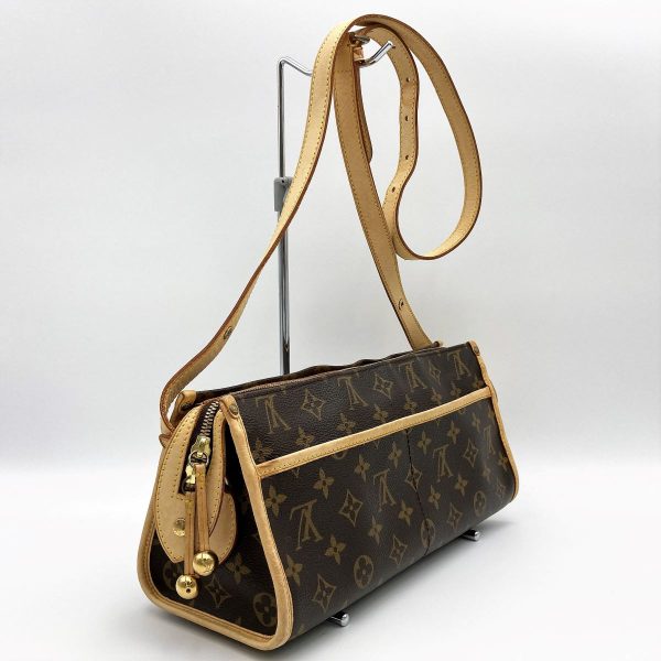 itvaqt0tr0wq 3 Louis Vuitton Popincourt Monogram Shoulder Bag Brown