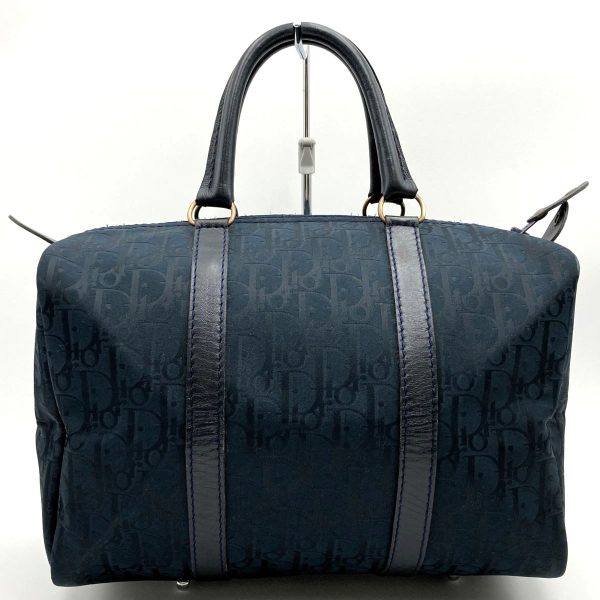 itvd3apned4g 2 Christian Dior Trotter Boston Mini Travel Bag Nylon Navy