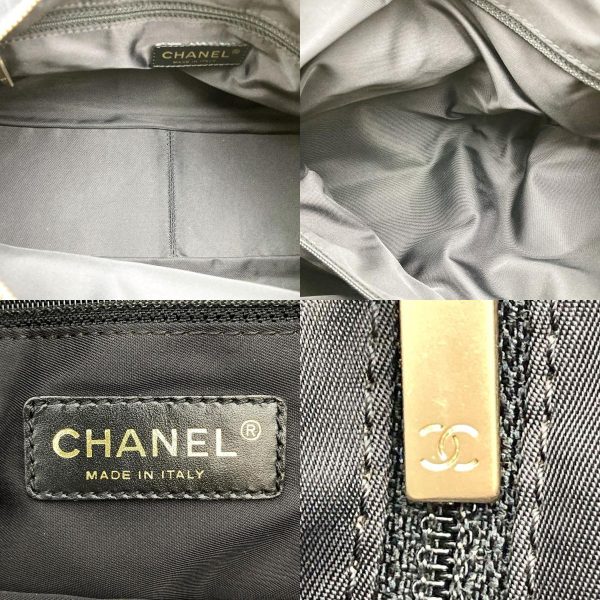 itvfs3ia3jcn 9 c Chanel New Travel Line Nylon Tote Bag Black