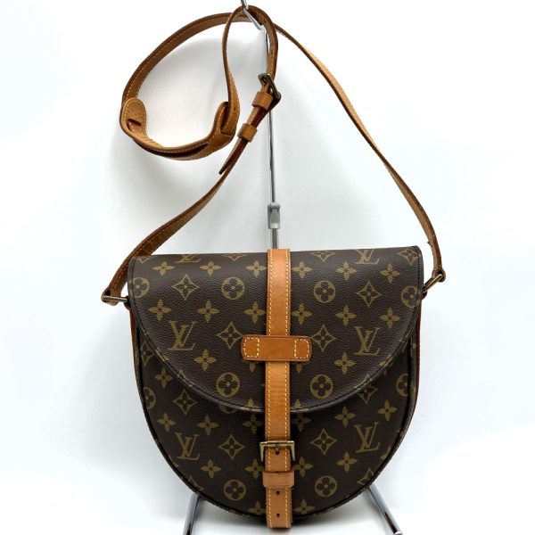 itvpe3h8icwm 1 Louis Vuitton Chantilly GM Shoulder Bag Crossbody Brown Monogram