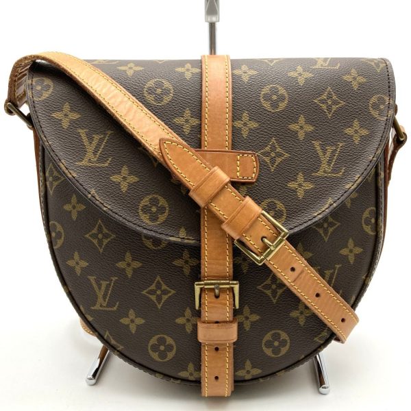 itvpe3h8icwm 3 Louis Vuitton Chantilly GM Shoulder Bag Crossbody Brown Monogram