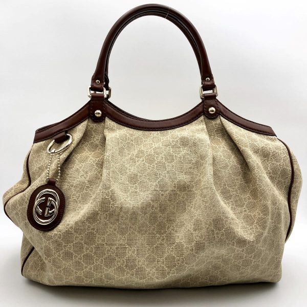 itvpjckc8frm 1 Gucci Sookie Tote Bag GG Canvas Beige