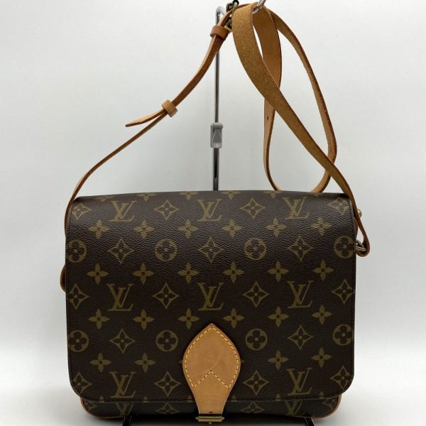 itwgytm4l0uo 1 Louis Vuitton Cartesiere Shoulder Bag Crossbody Monogram Brown