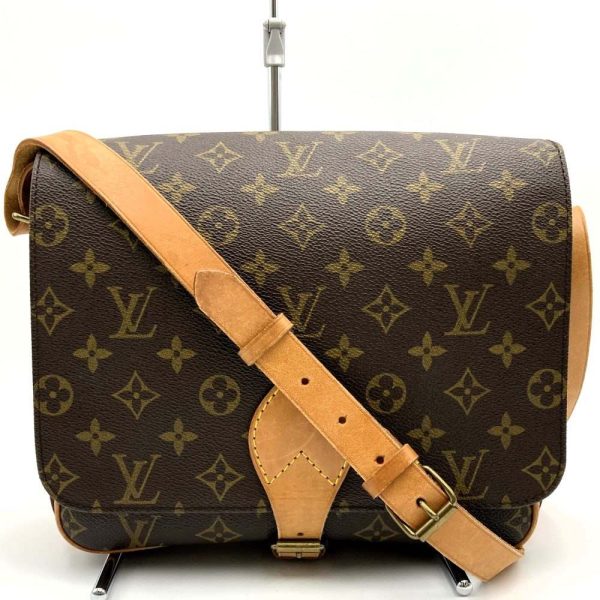 itwgytm4l0uo 3 Louis Vuitton Cartesiere Shoulder Bag Crossbody Monogram Brown