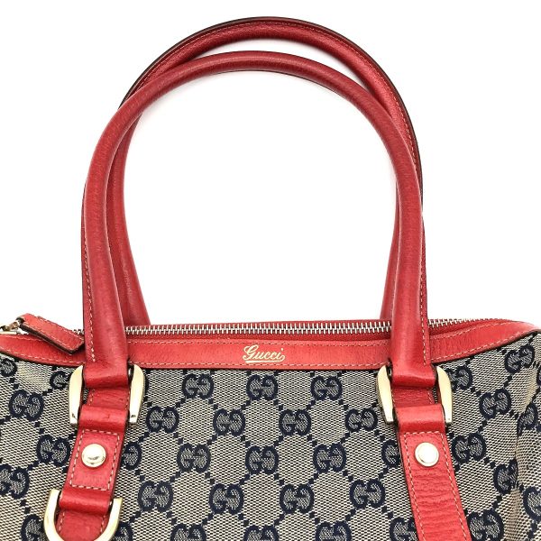 itwpee325gtw 8 Gucci Tote Bag GG Canvas Red