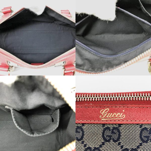 itwpee325gtw 9 c Gucci Tote Bag GG Canvas Red