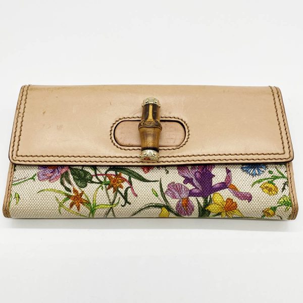 itx10q85ylk4 1 Gucci Flora Long Wallet Pink Beige