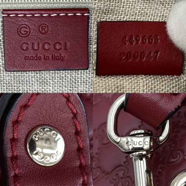 itxxcfiw3dfs 15 c Gucci Micro Guccisima 2Way Shoulder Bag Leather Red