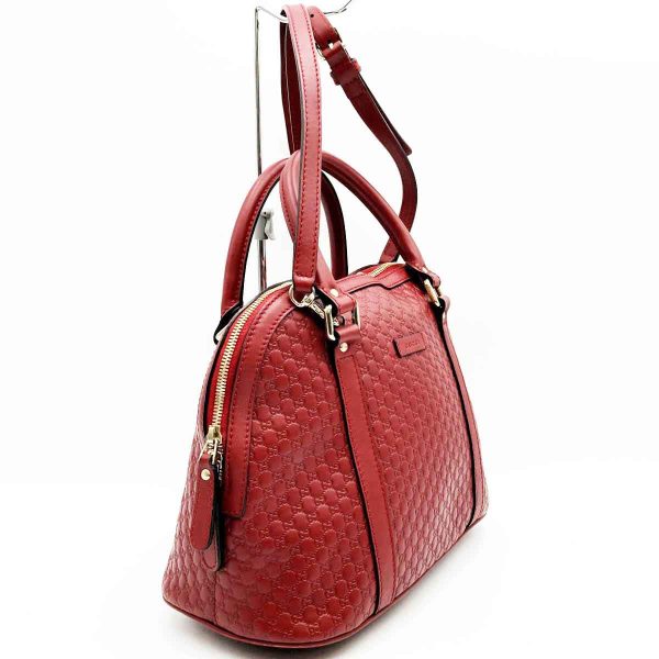 itxxcfiw3dfs 3 Gucci Micro Guccisima 2Way Shoulder Bag Leather Red