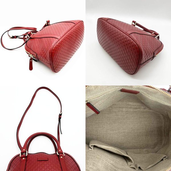 itxxcfiw3dfs 7 c Gucci Micro Guccisima 2Way Shoulder Bag Leather Red