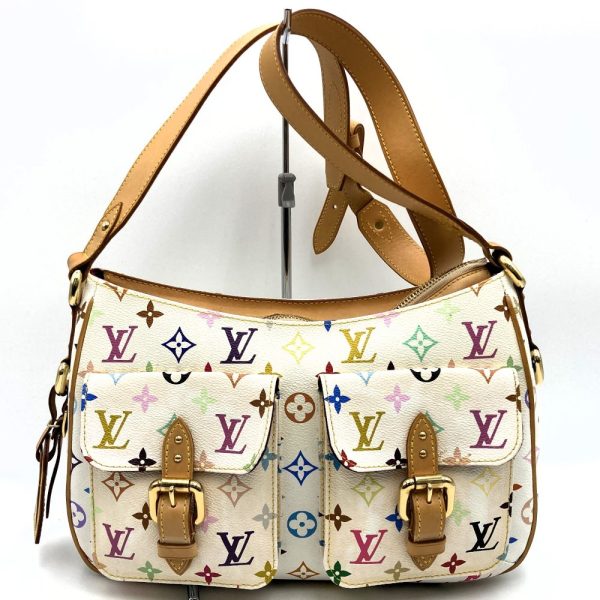 itxz5gkcycmk 1 Louis Vuitton Multicolor Shoulder Bag PVC White