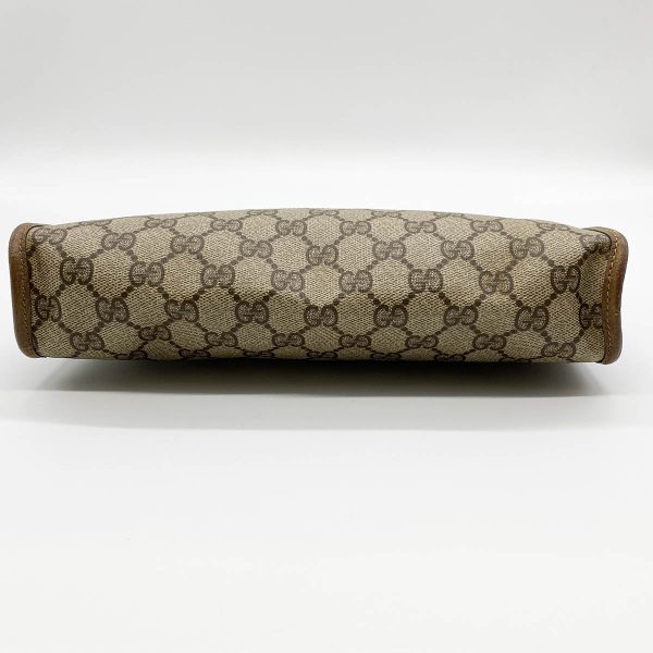 ity0779dc2r4 2 Gucci Old Gucci Clutch Bag GG Supreme Brown