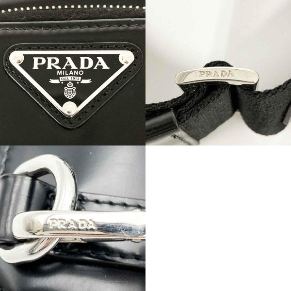 ity9kxip0yk4 13 c Prada Leather Crossbody Shoulder Bag Black