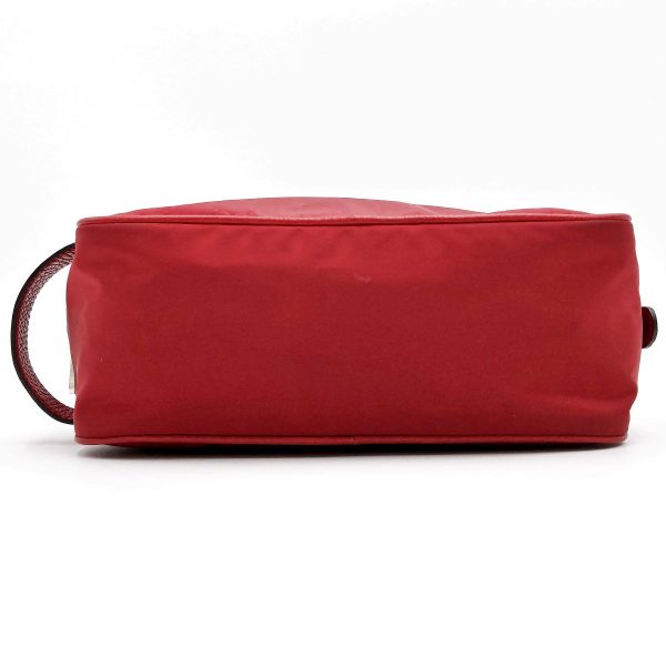 itykhgh3vnzu 5 Gucci GG Pattern Clutch Bag Red Nylon