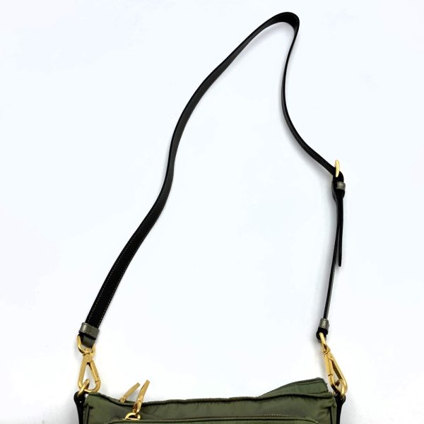 ityw5znxykrs 6 Prada Nylon Diagonal Shoulder Bag Green