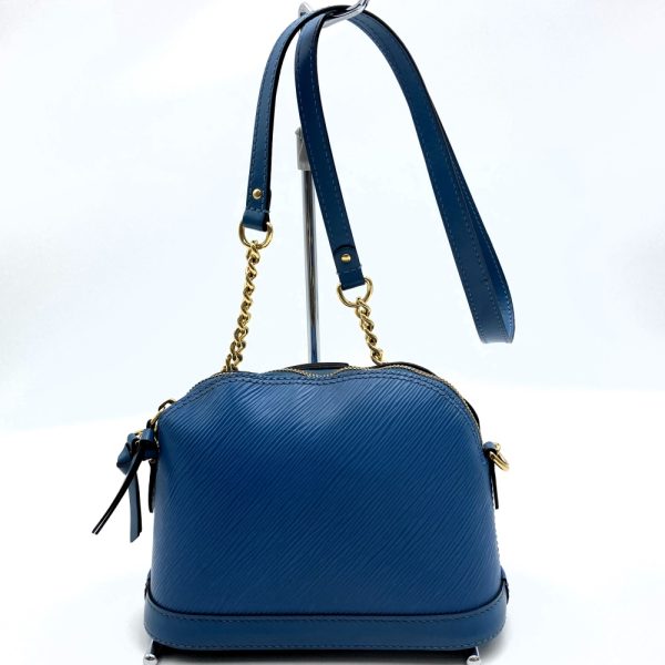 ityy5bi0fbgo 2 Louis Vuitton Alma Mini Shoulder Bag Crossbody Epi Leather Blue