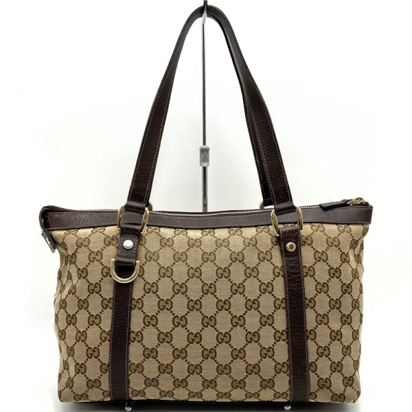 itzcef8fhmgd 2 Gucci GG Canvas Abbey Handbag Beige Brown