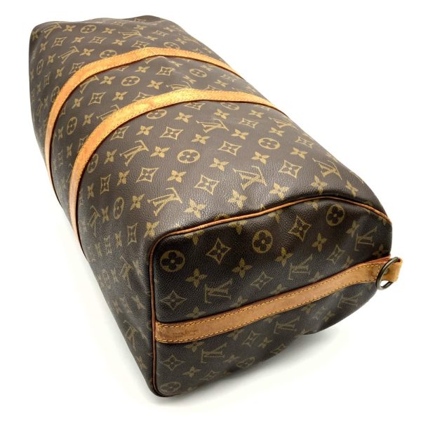 itzrqn0ukkqo 3 Louis Vuitton Keepall 45 Bandouliere Boston Bag Monogram Brown