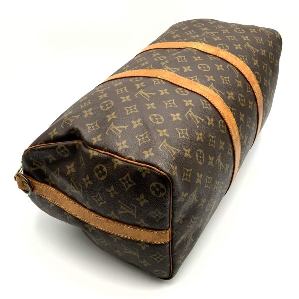 itzrqn0ukkqo 4 Louis Vuitton Keepall 45 Bandouliere Boston Bag Monogram Brown