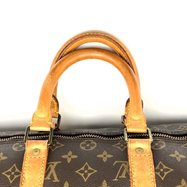 itzrqn0ukkqo 5 Louis Vuitton Keepall 45 Bandouliere Boston Bag Monogram Brown