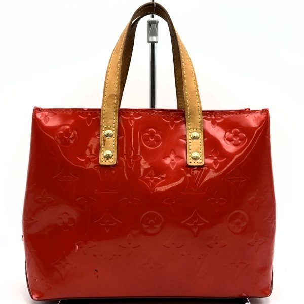 itzx7z60oz1u 1 Louis Vuitton Lead PM Handbag Tote Bag Monogram Vernis Red